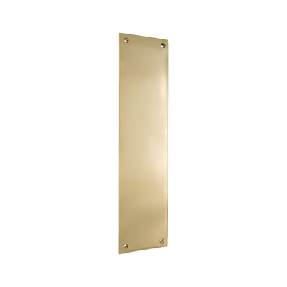 Victorian Finger Plate 300mm Polished Brass