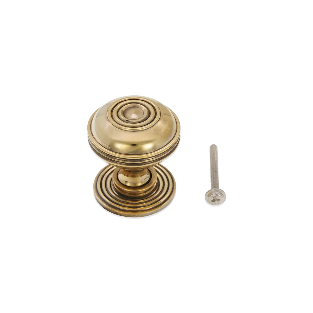 Preston Large 38mm Cupboard Knob Aged Brass