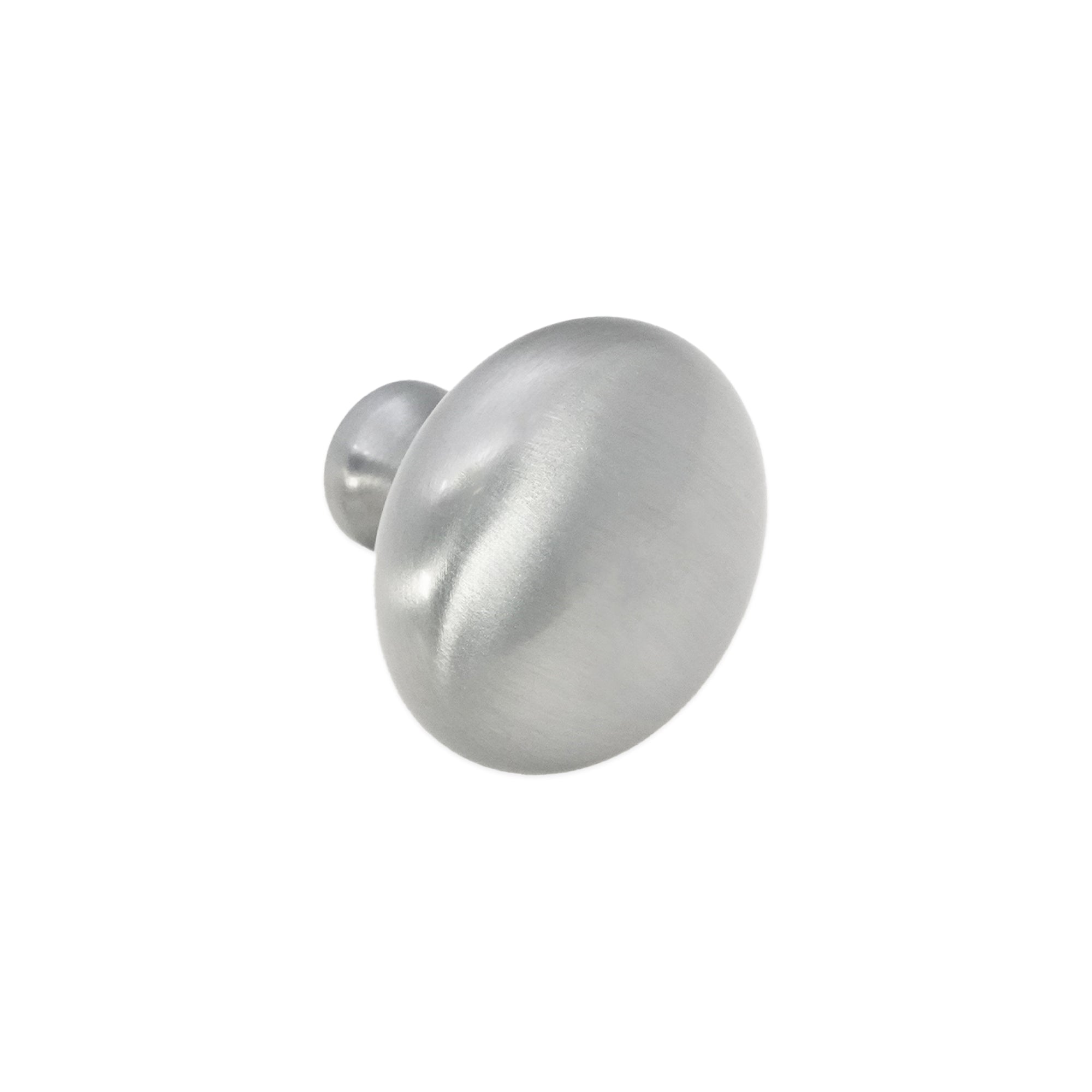 Mushroom 38mm Cupboard Knob Satin Chrome
