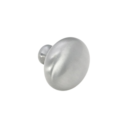 Mushroom 38mm Cupboard Knob Satin Chrome