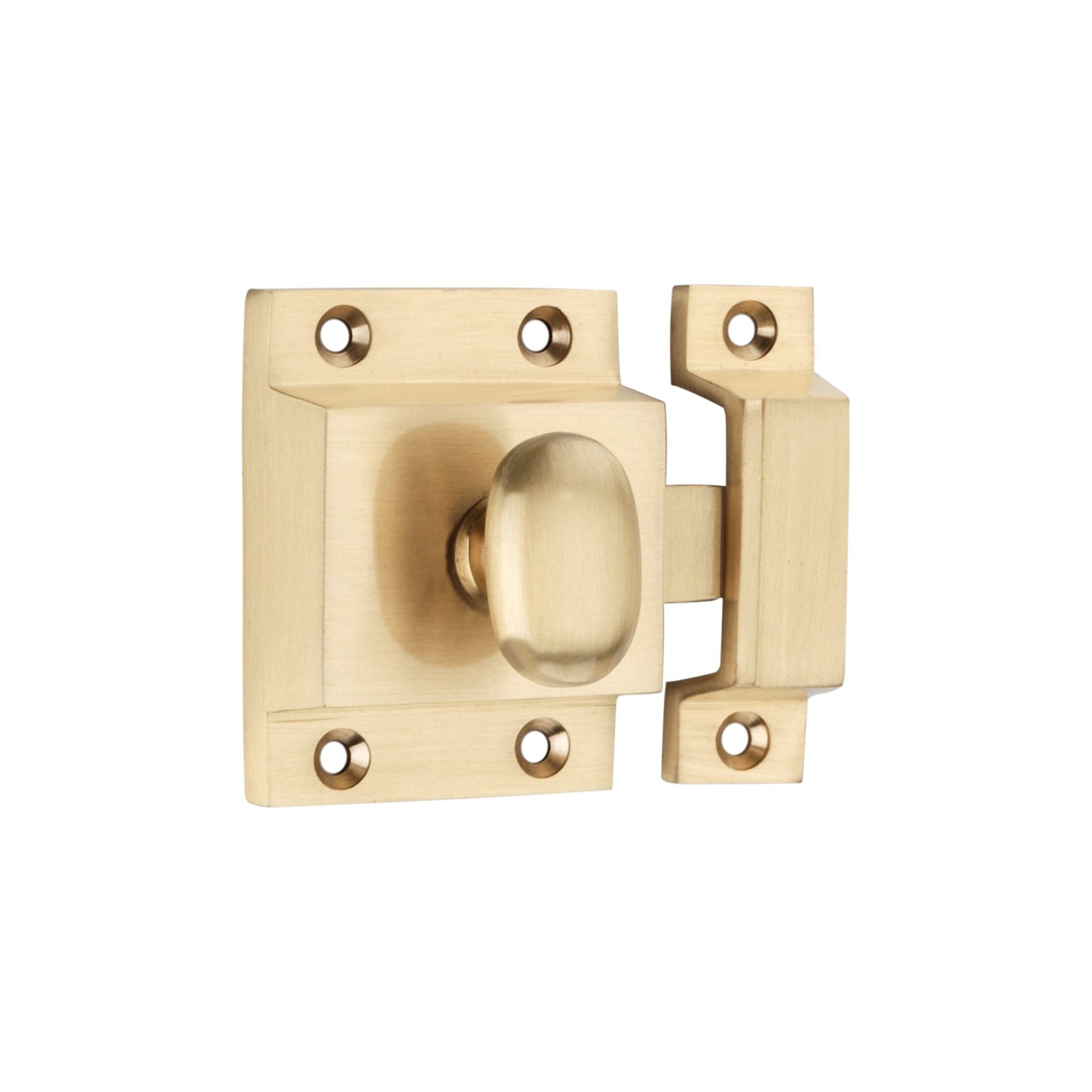 Cupboard Catch Satin Brass