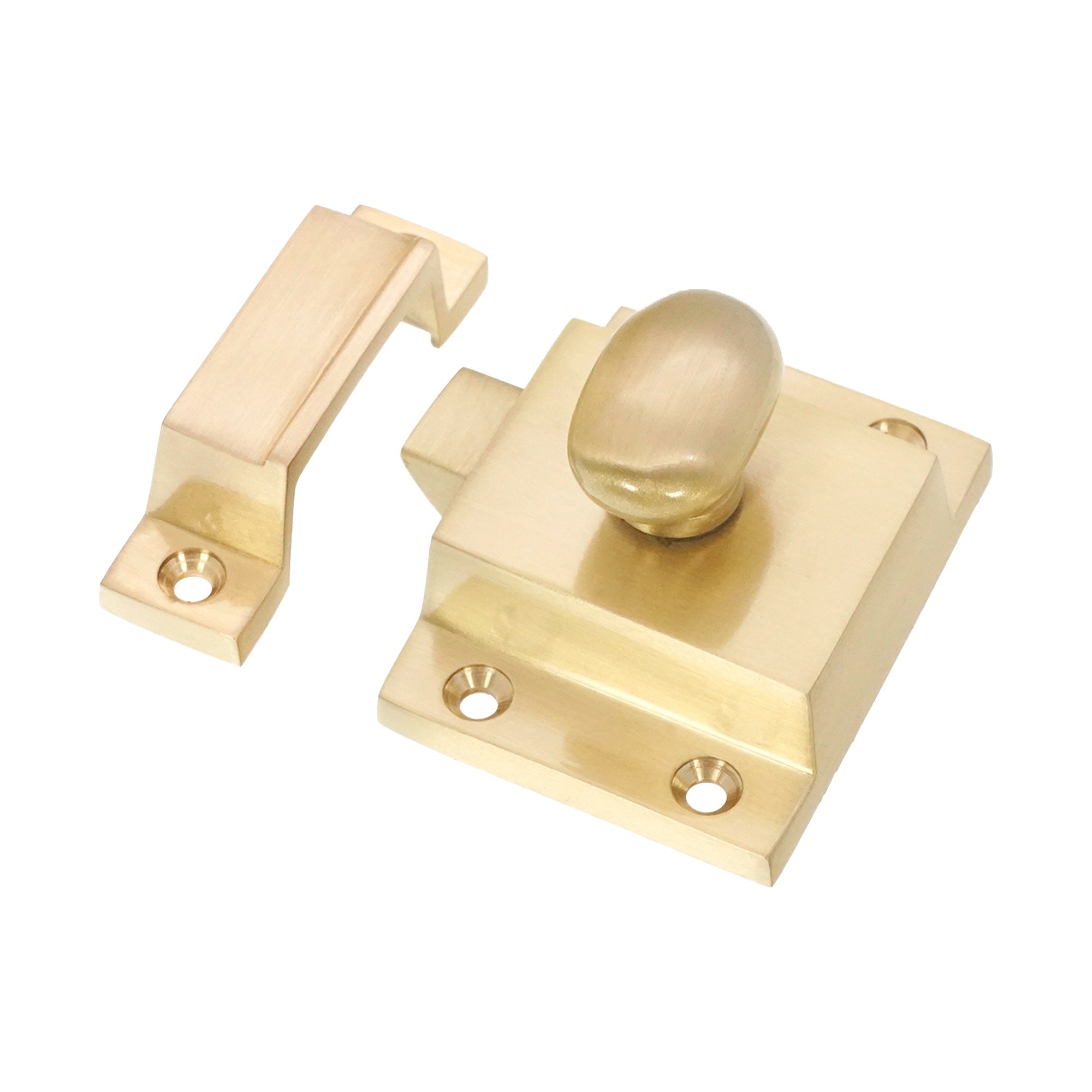 Cupboard Catch Satin Brass