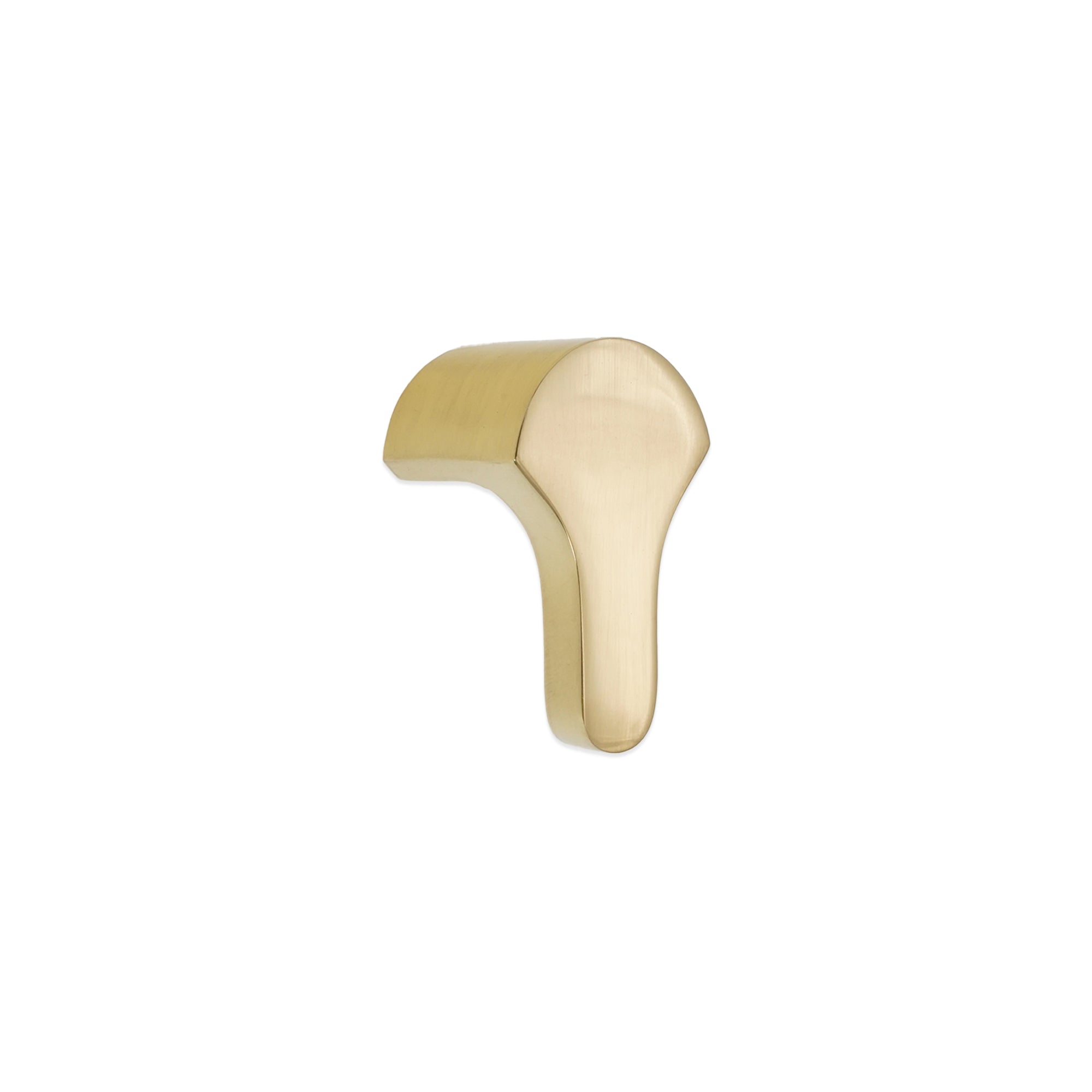 Tulip Drop Pull Polished Brass
