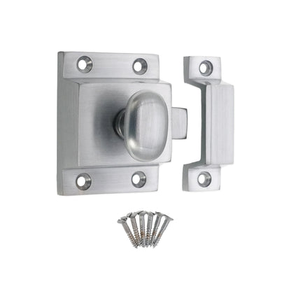 Cupboard Catch Satin Chrome