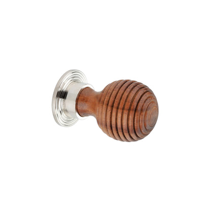 Rosewood Preston Large Cupboard Knob Polished Nickel