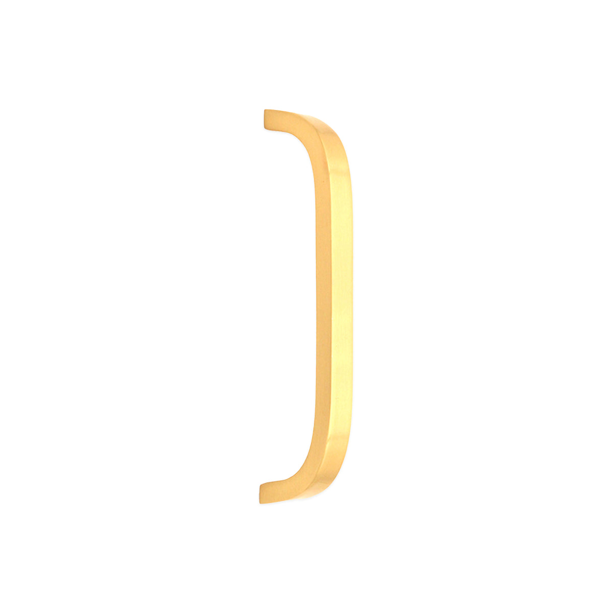 Curve Bar Cabinet Handle Satin Brass Medium