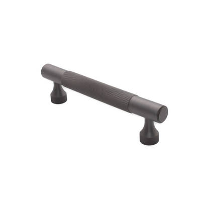 Knurled Bar Handles Small Gunmetal Grey