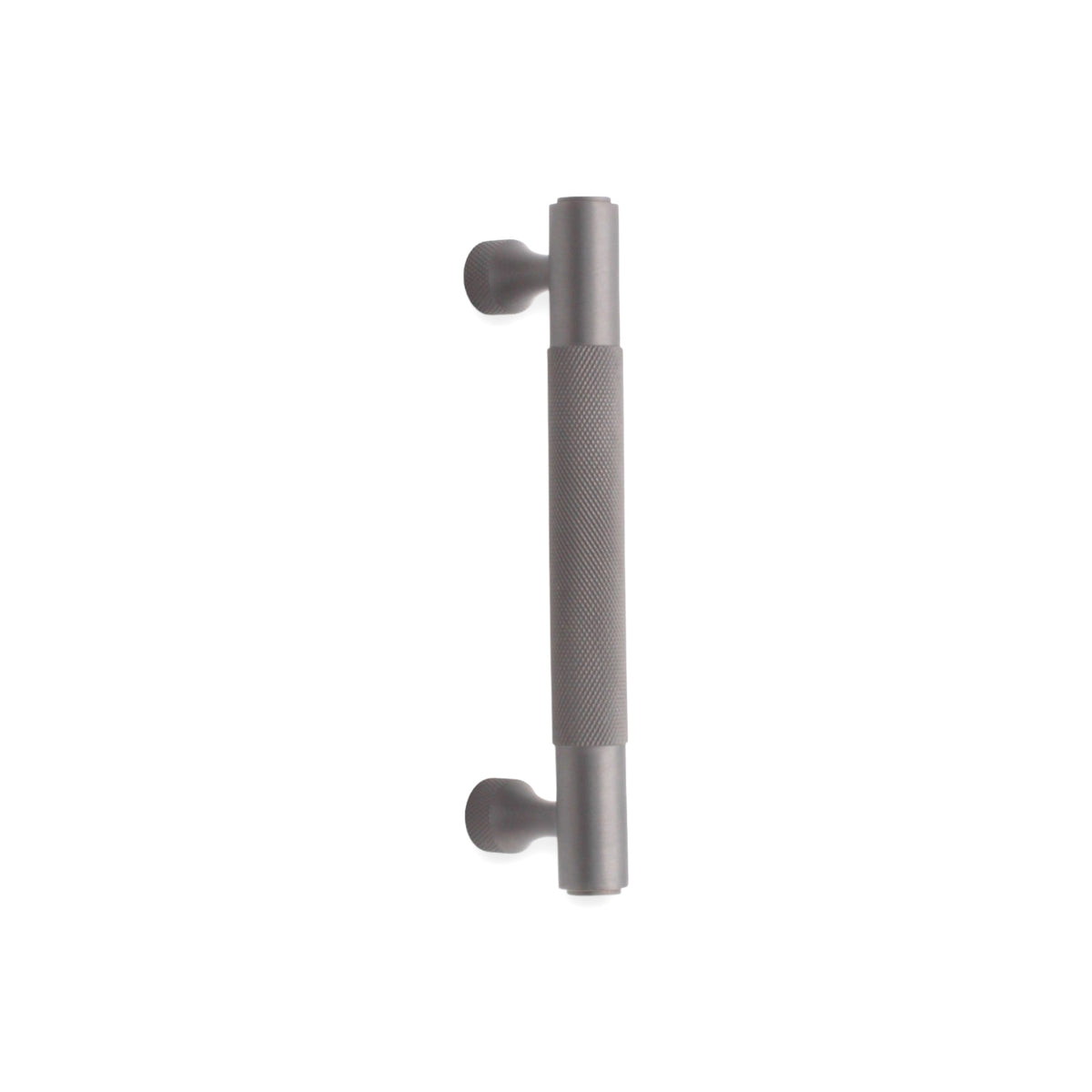Knurled Bar Handles Large Gunmetal Grey
