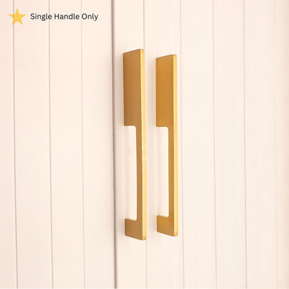 Sleek Bar Handles Satin Brass Small