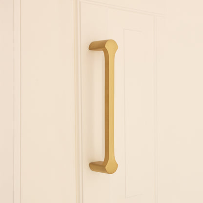 Tulip Pull Handle 165mm Satin Brass