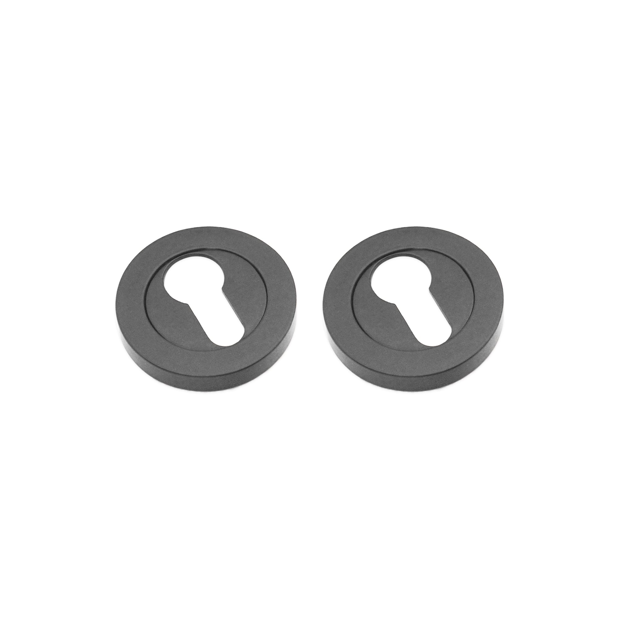 Euro Profile Escutcheon Matt Black