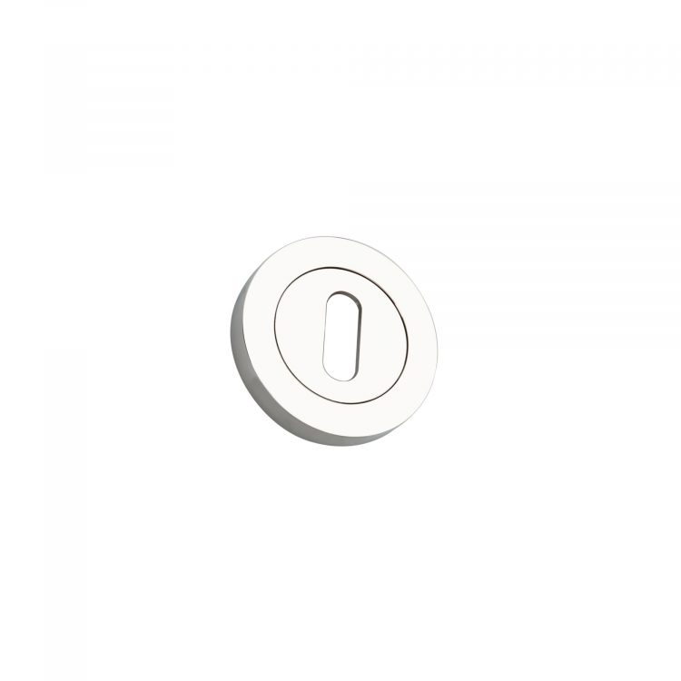 Oval Standard Escutcheon Polished Nickel