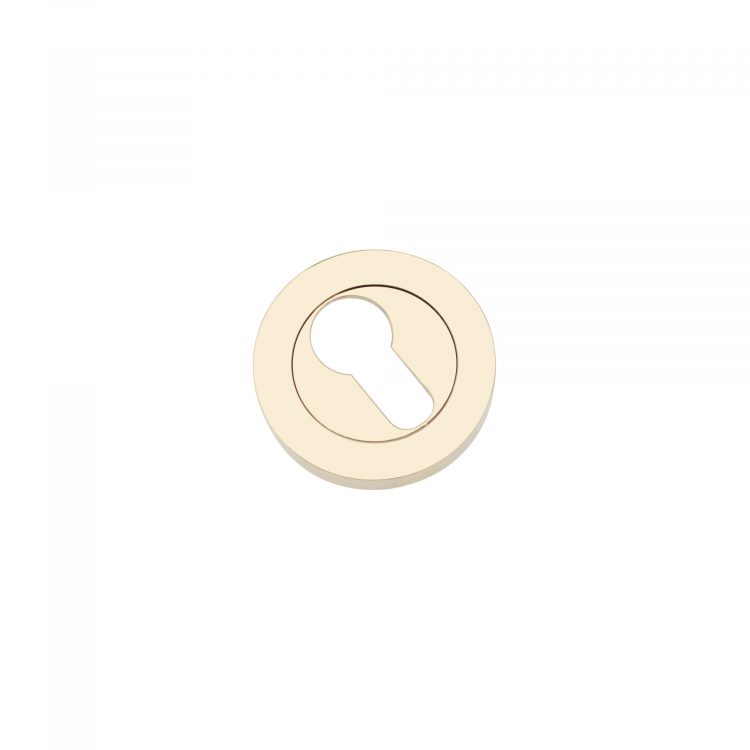 Euro Profile Escutcheon PVD Brass
