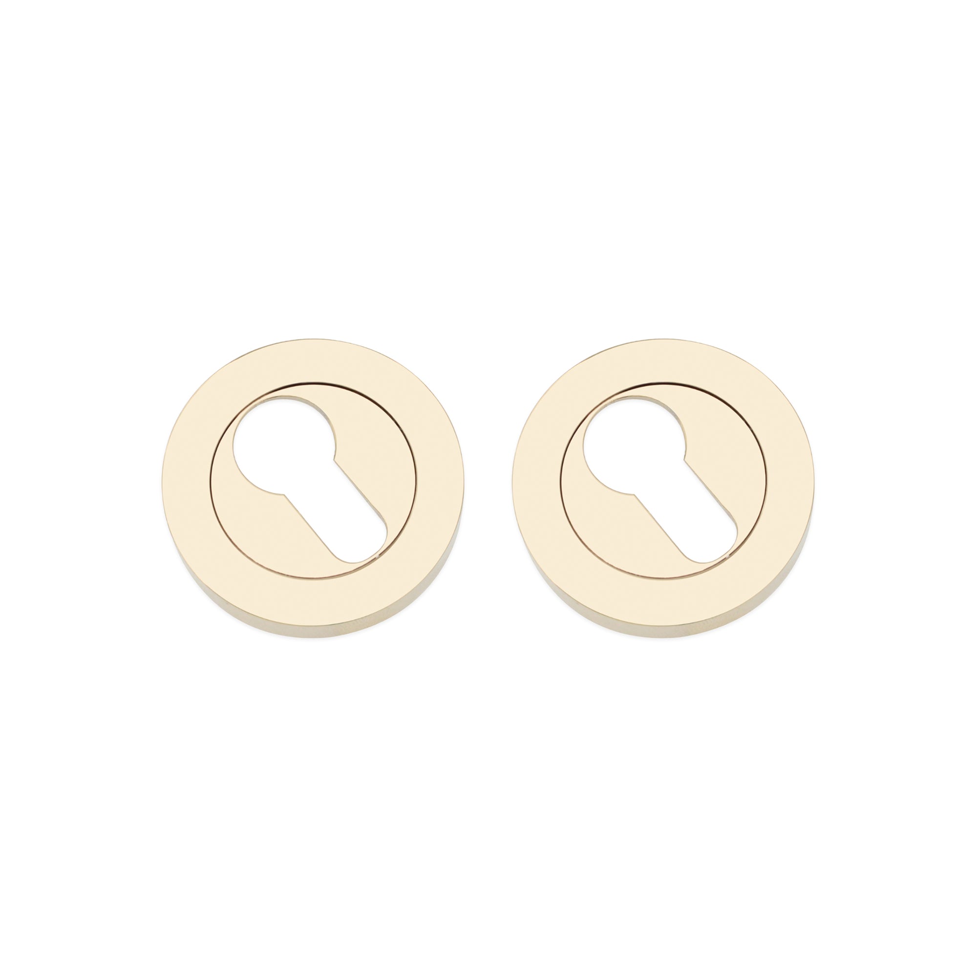Euro Profile Escutcheon PVD Brass