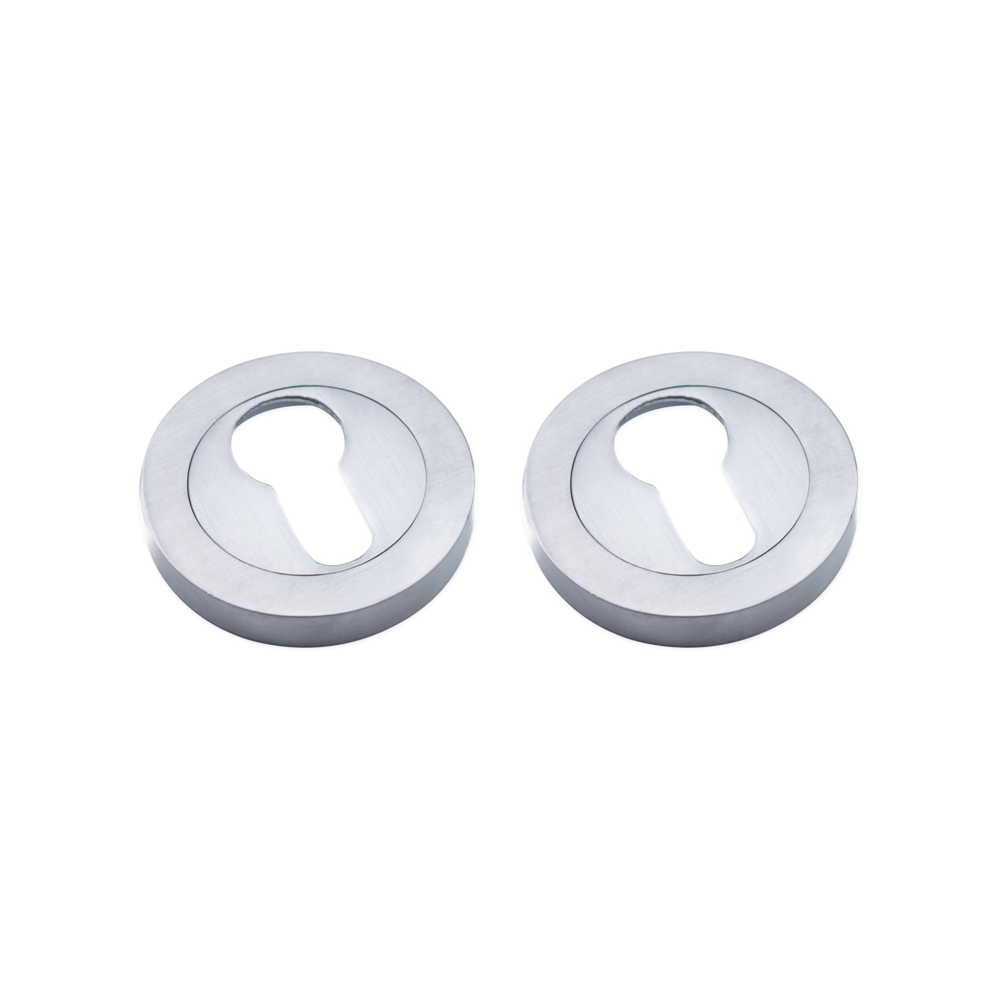 Euro Profile Escutcheon Satin Chrome