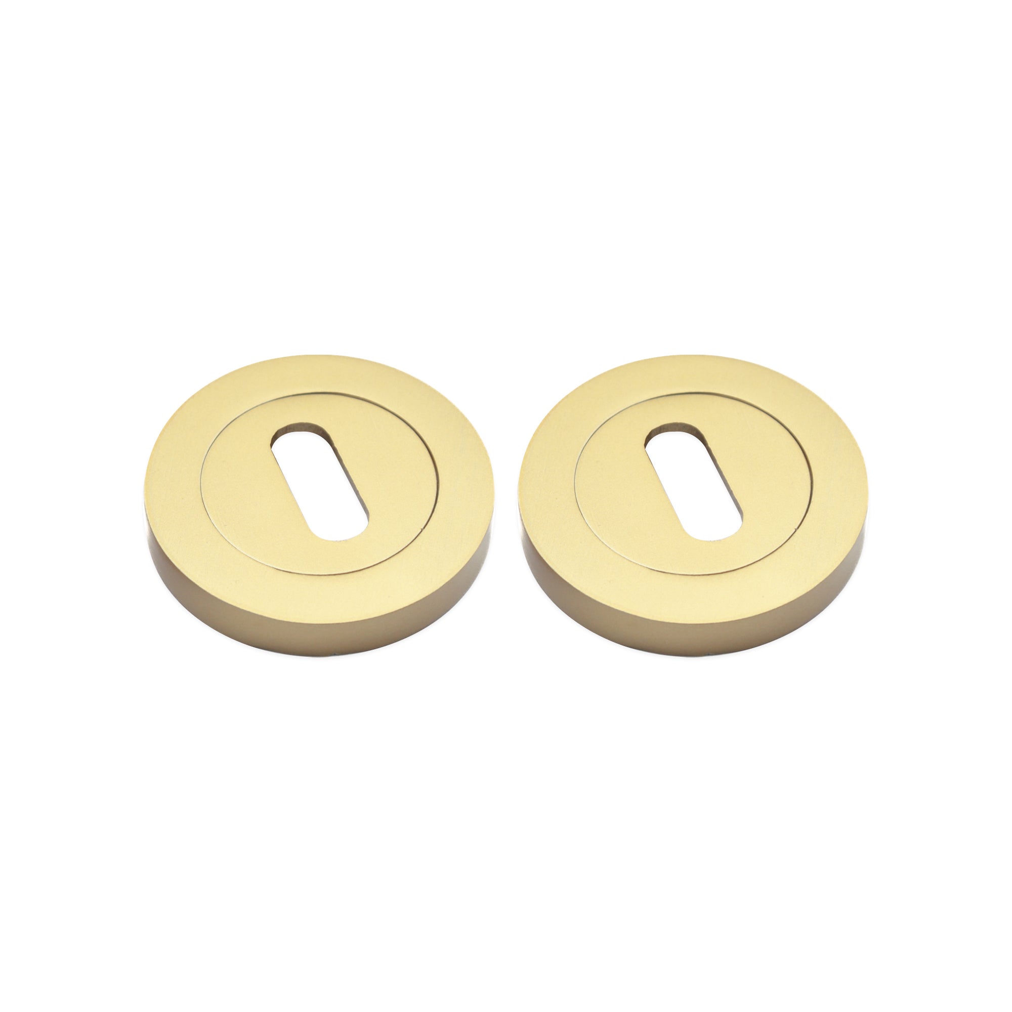 Oval Standard Escutcheon Satin Brass