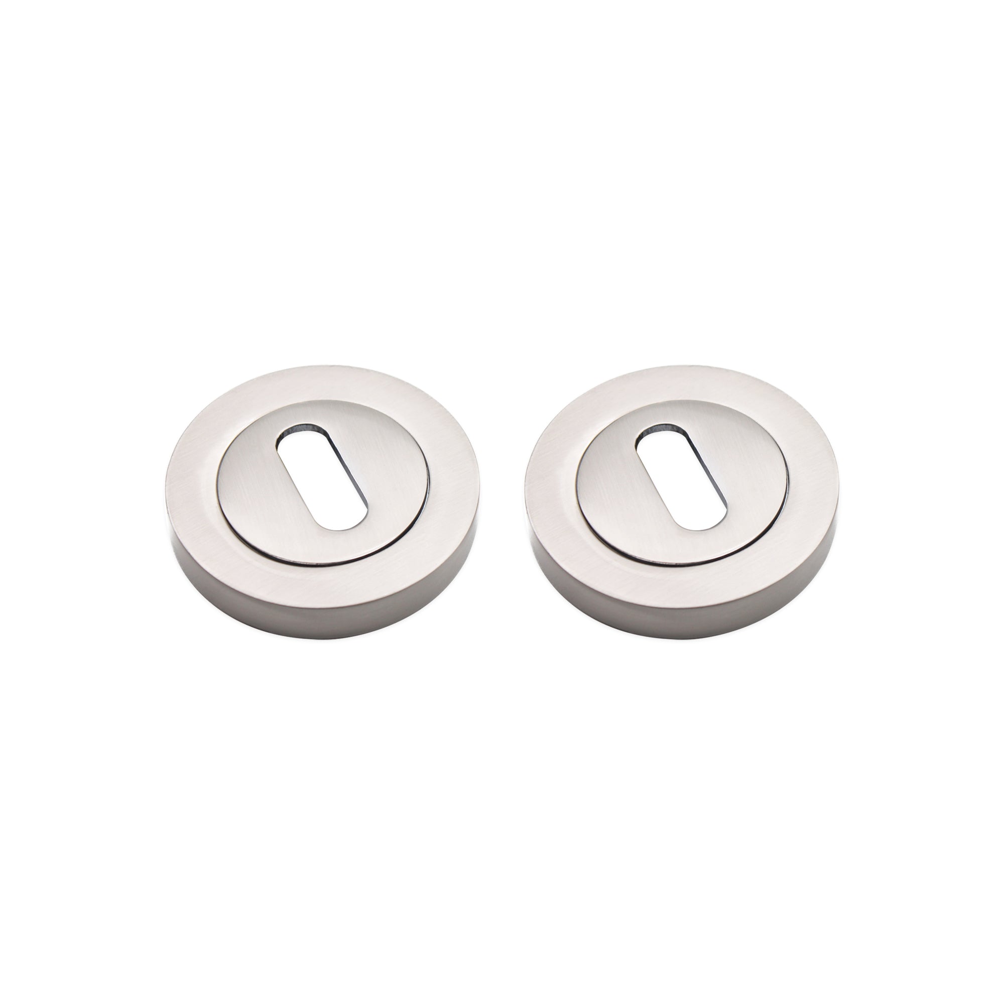 Oval Standard Escutcheon Satin Nickel