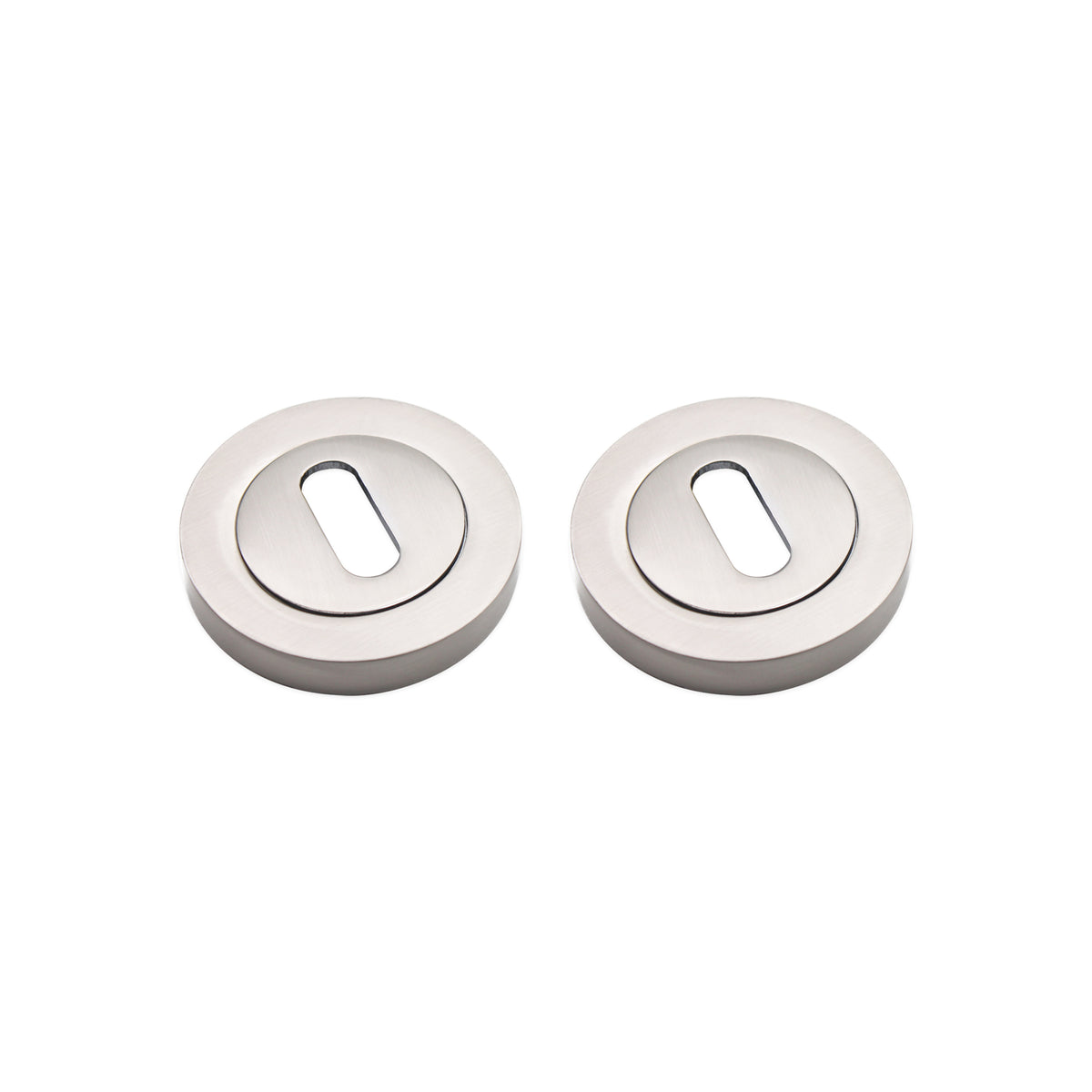 Oval Standard Escutcheon Satin Nickel