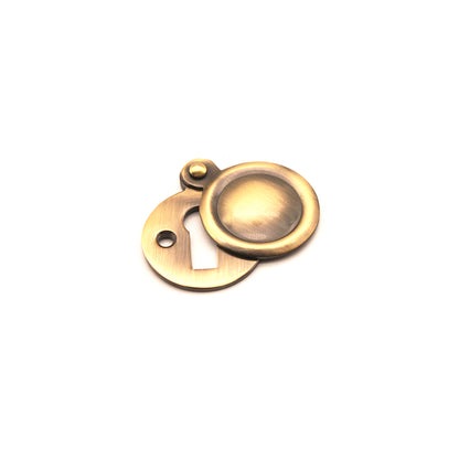 Victorian Key hole Covered Antique Brass