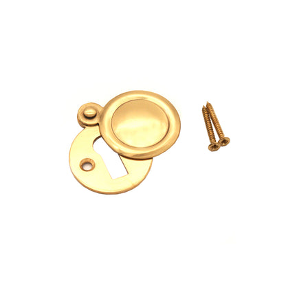 Victorian Key hole Covered Polished Brass