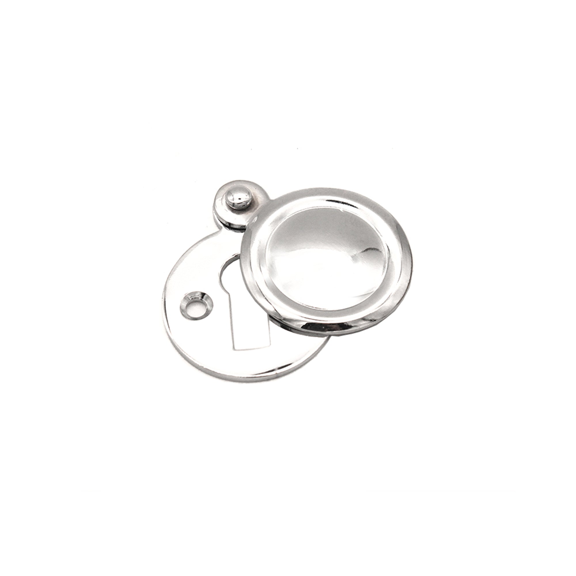 Victorian Key hole Covered Polished Chrome
