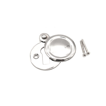 Victorian Key hole Covered Polished Chrome