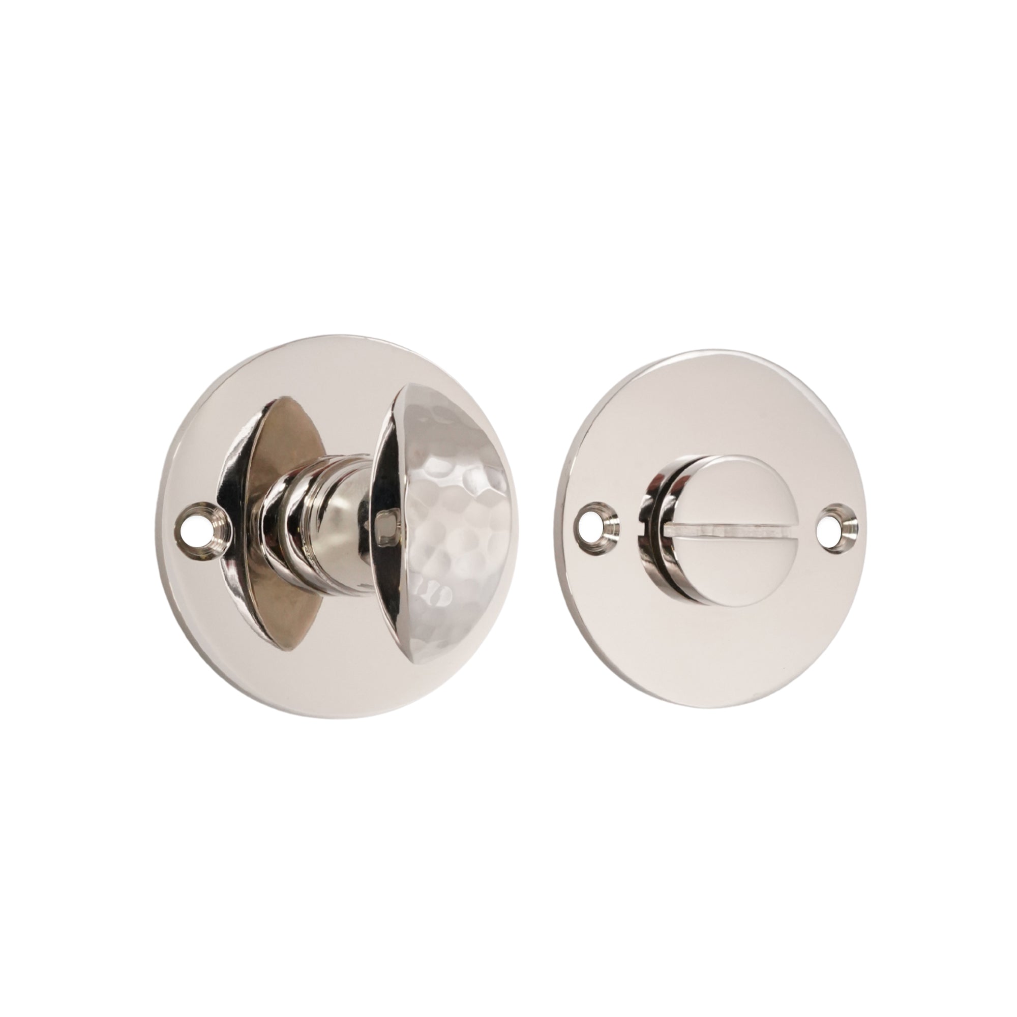 Hammered Lady Turn & Release Polished Nickel