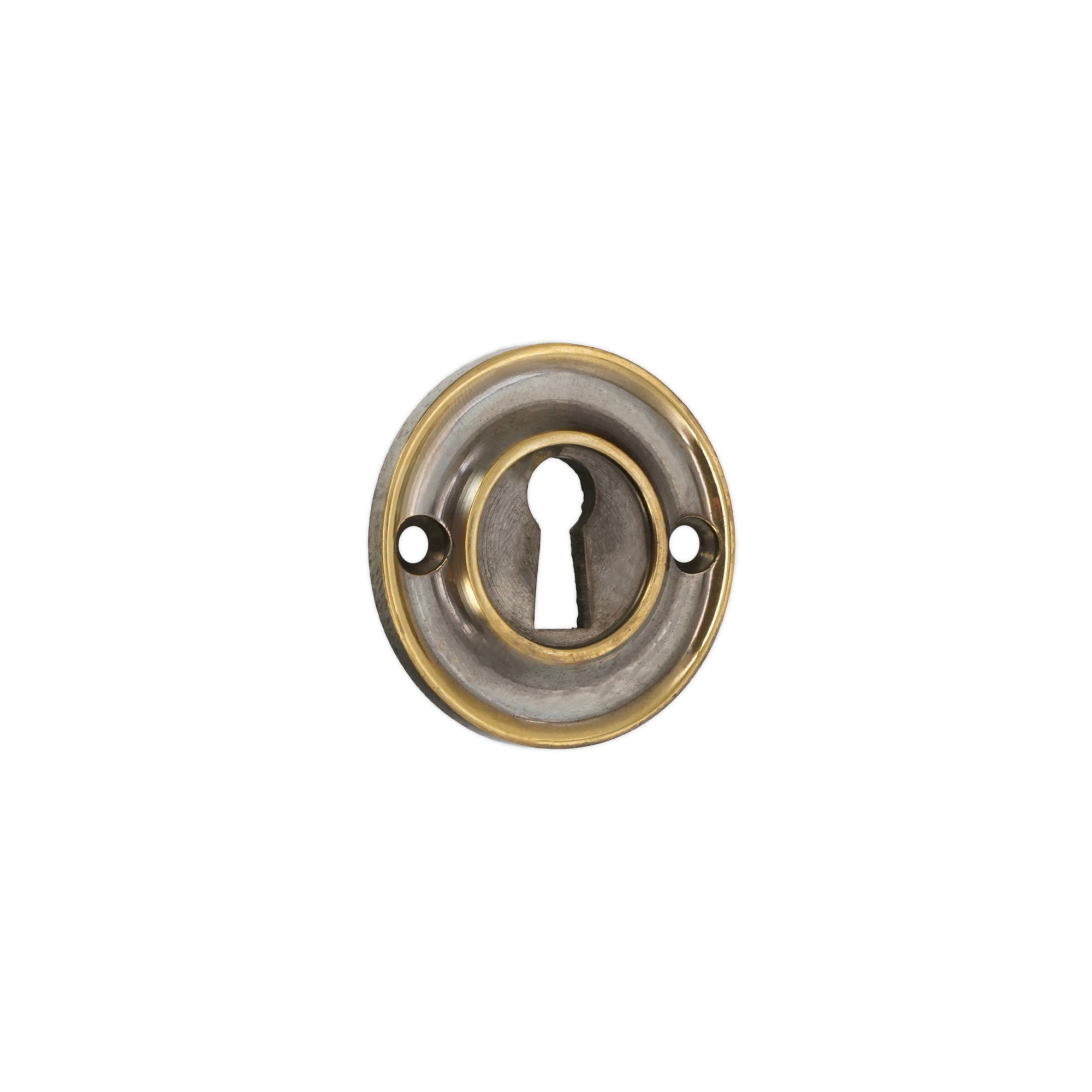 Slimline Standard Escutcheon Aged Brass