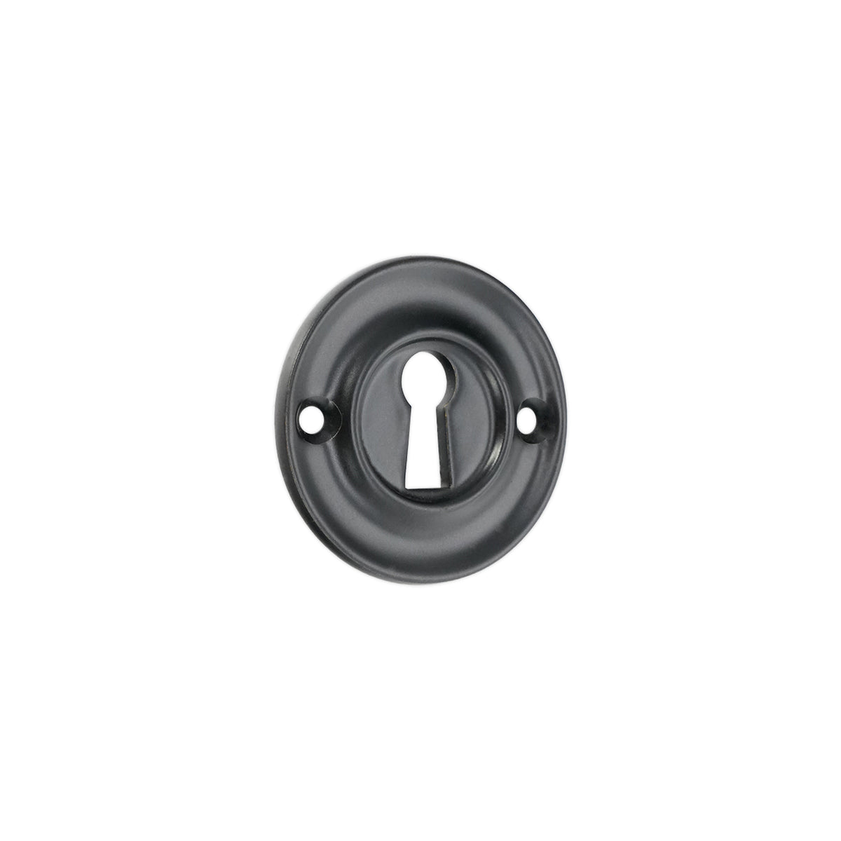 Slimline Standard Escutcheon Matt Black