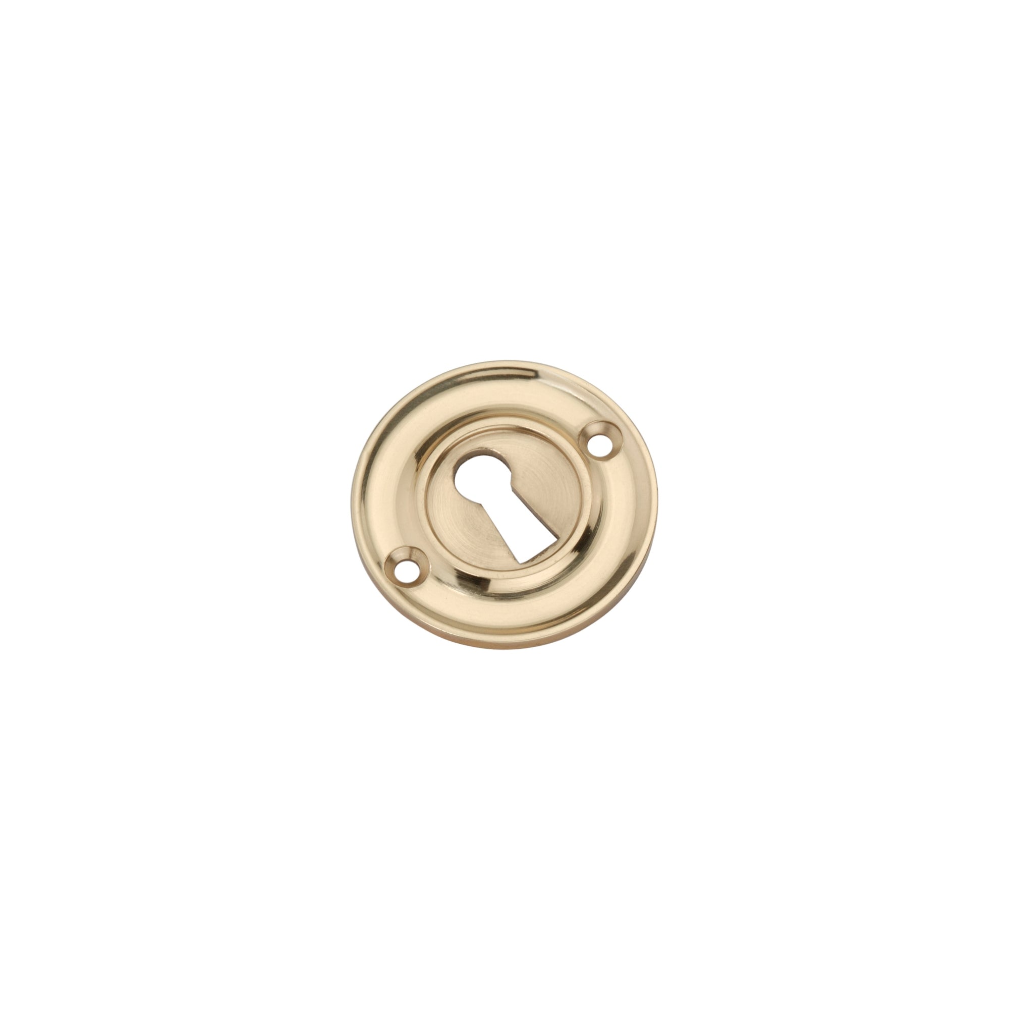 Slimline Standard Escutcheon Polished Brass