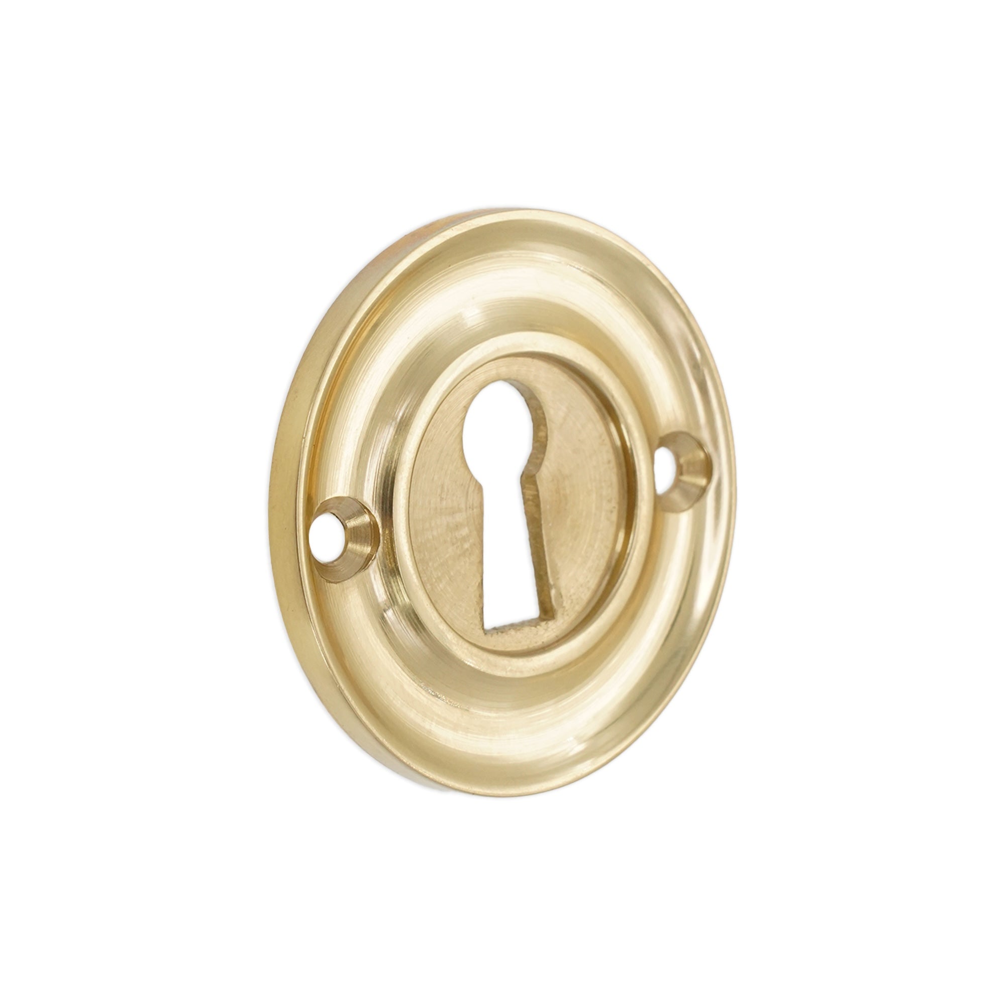 Slimline Standard Escutcheon Polished Brass