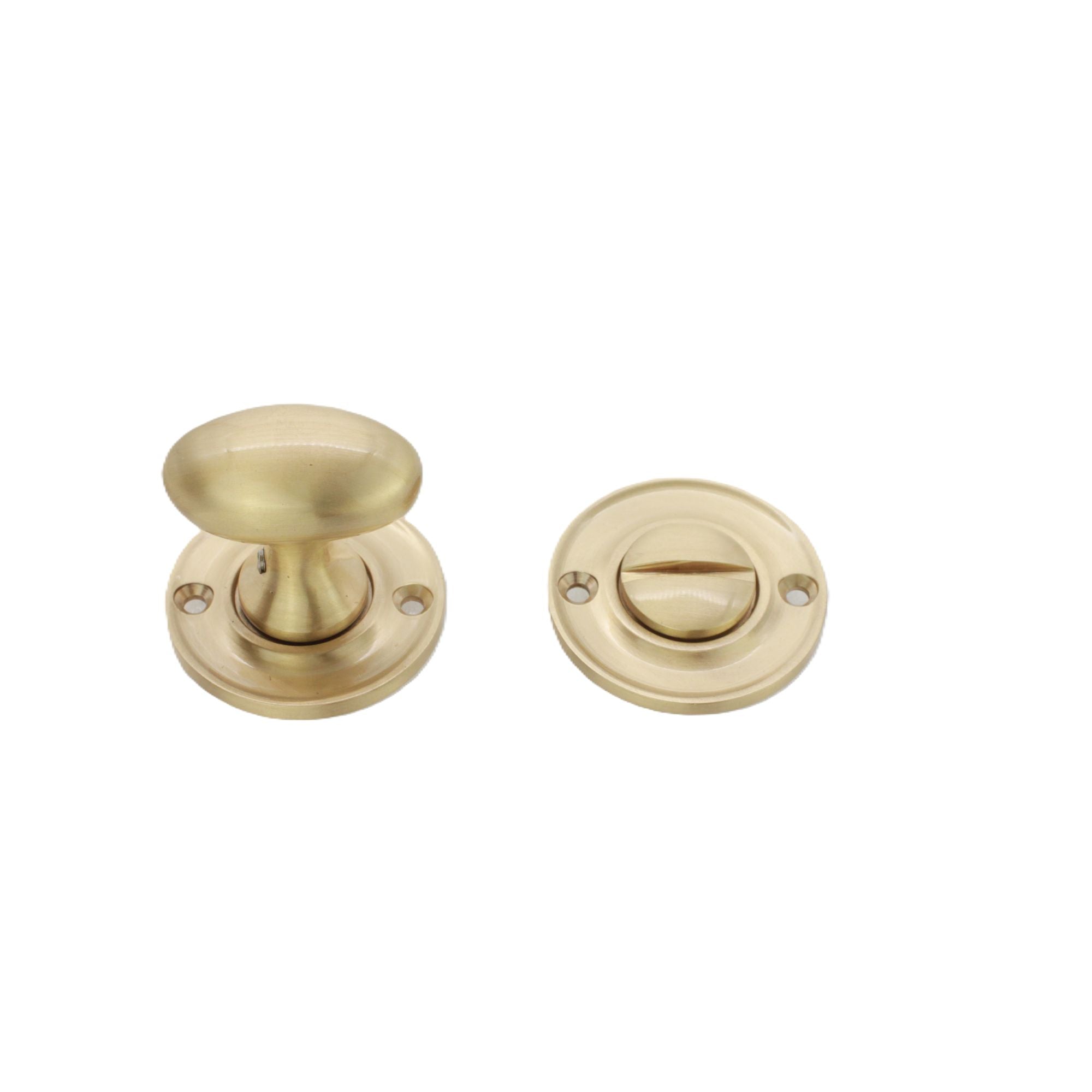 Slimline Turn & Release Satin Brass