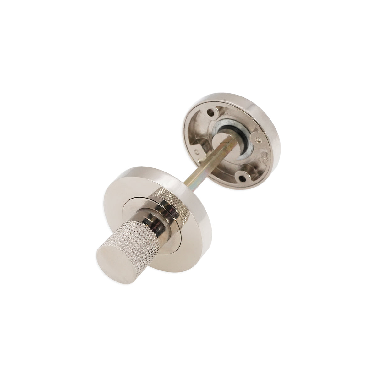 Jewel Knurlmond Thumb Turn & Release Polished Nickel