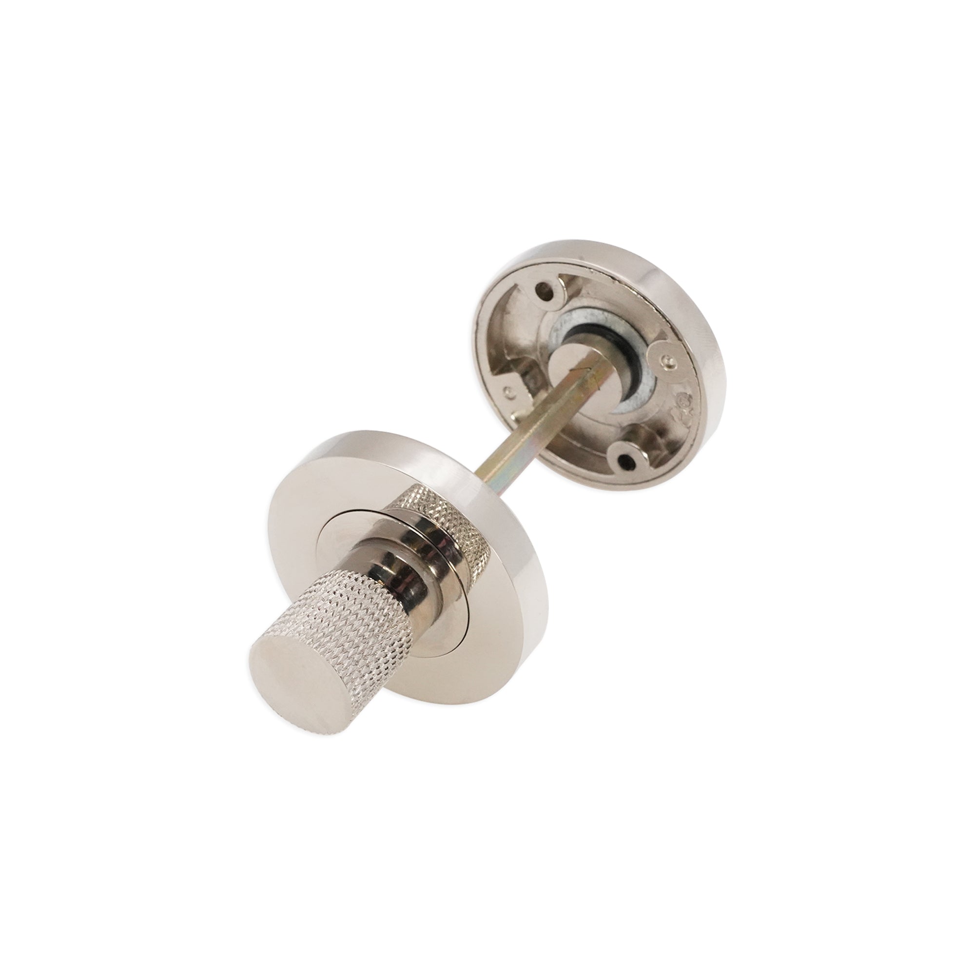 Jewel Knurlmond Thumb Turn & Release Polished Nickel