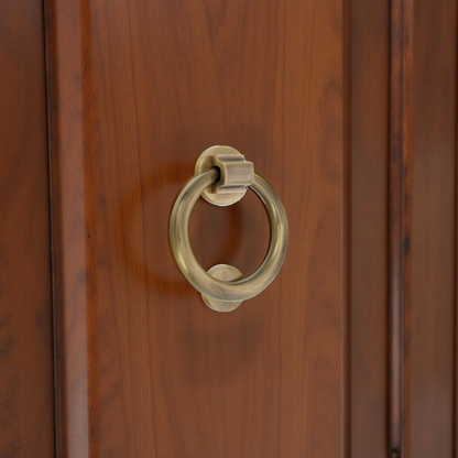 Ring Door Knocker 110mm  Antique Brass