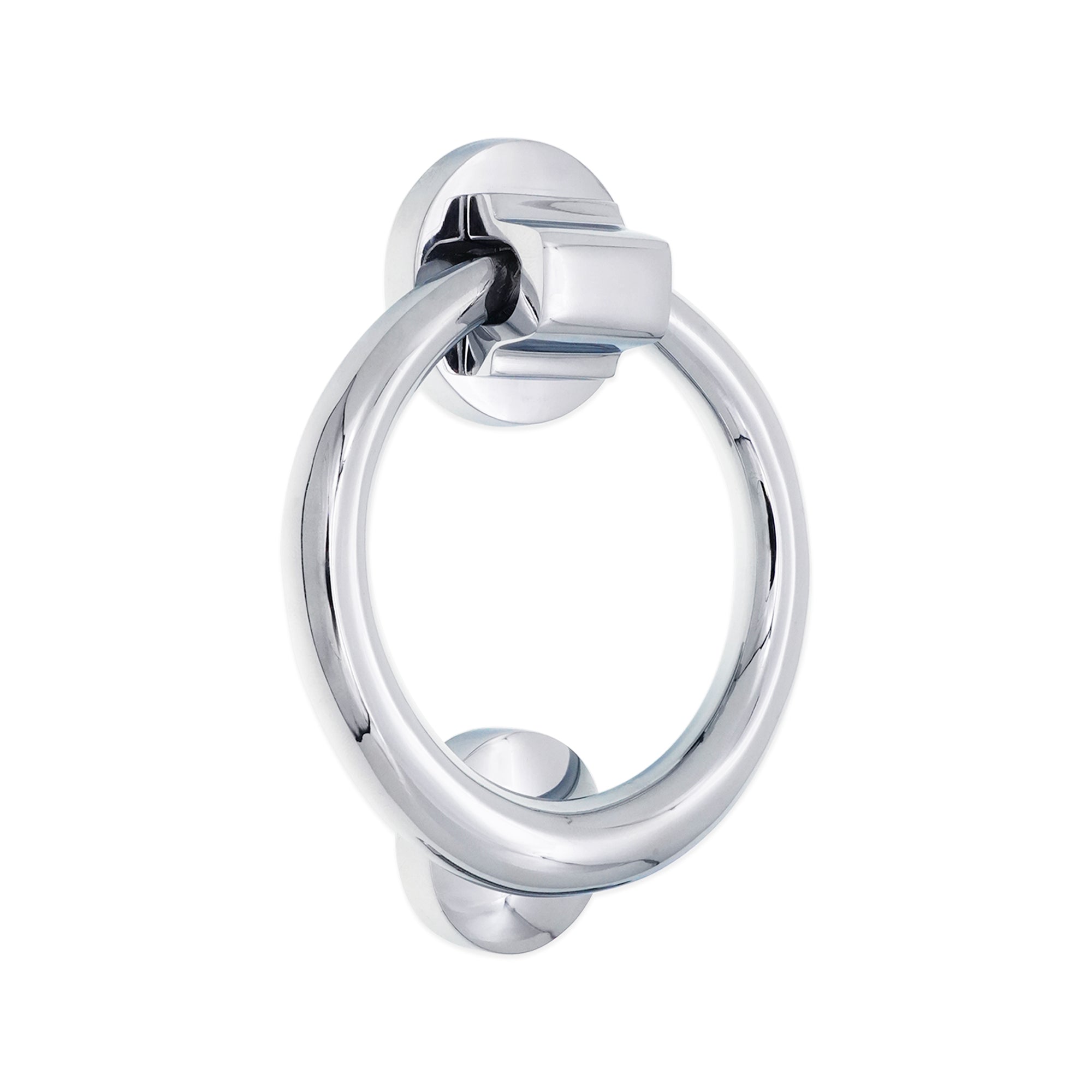 Ring Door Knocker 110mm Polished Chrome