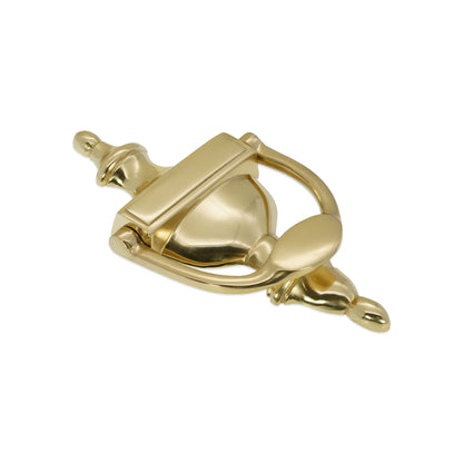 Victorian Door Knocker 150mm Polished Brass
