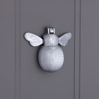 Bumble Bee Door Knocker Satin Chrome