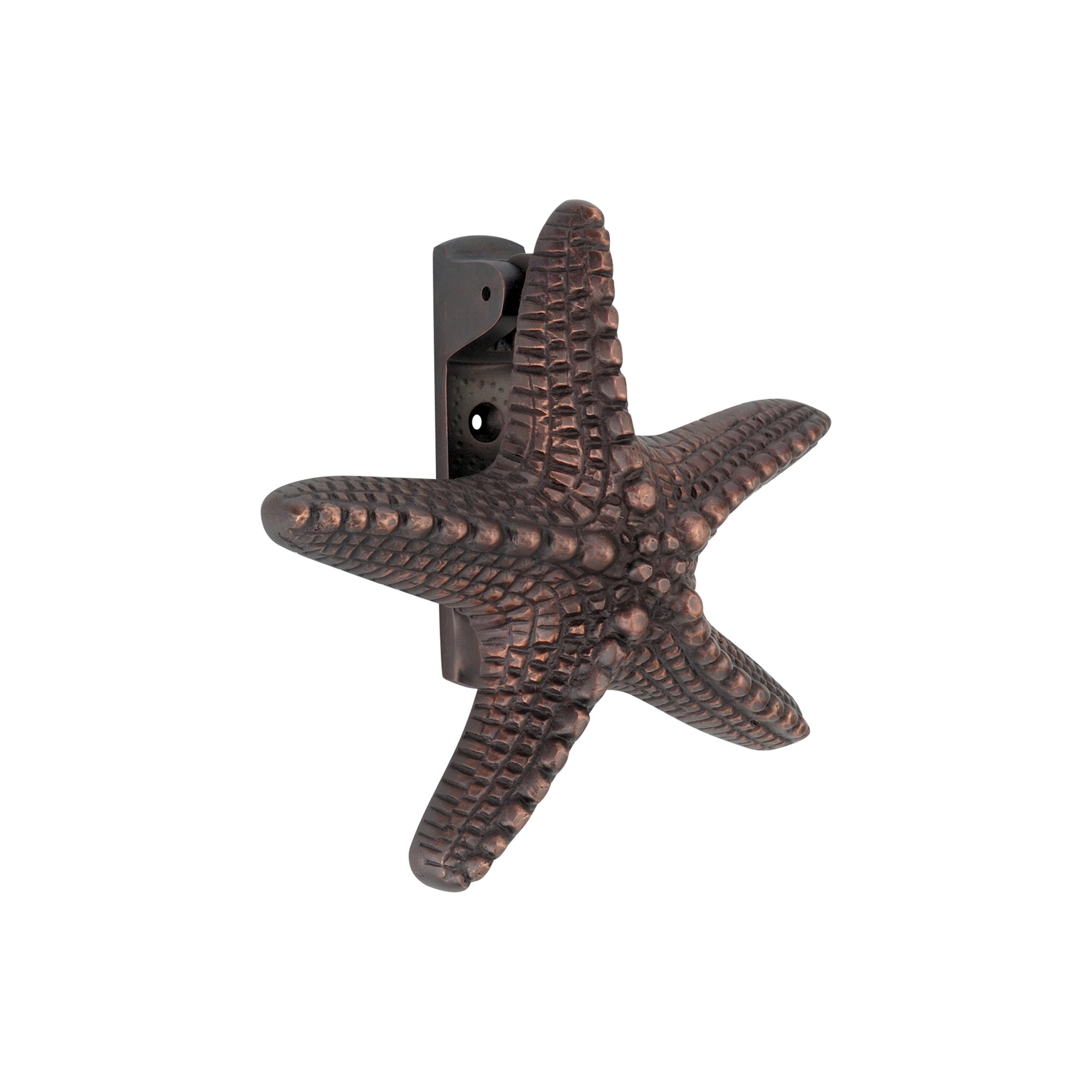 Starfish Door Knocker Aged Bronze