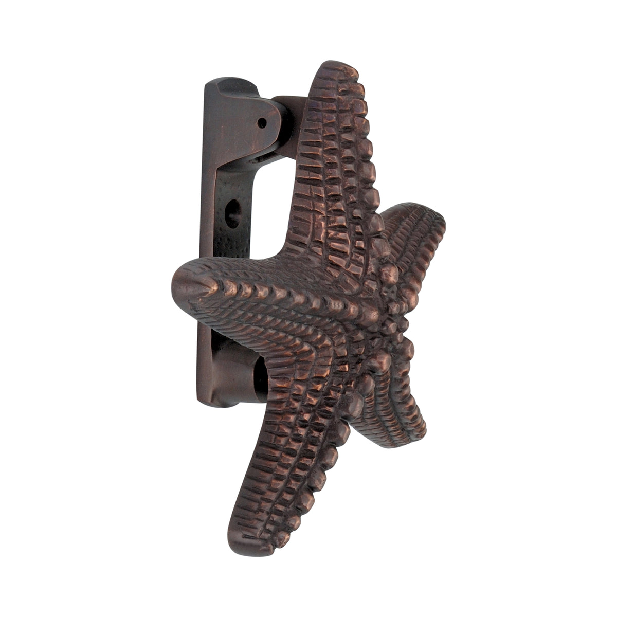 Starfish Door Knocker Aged Bronze