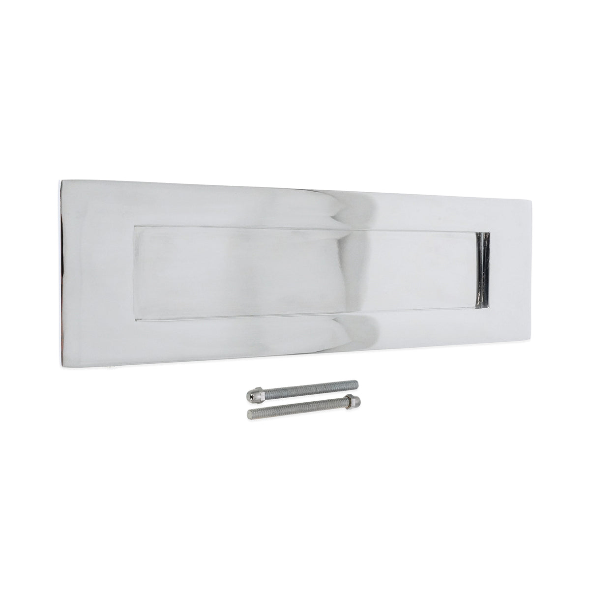 Victorian Letter Plate 250mm Polished Chrome
