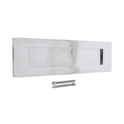 Victorian Letter Plate 250mm Polished Chrome