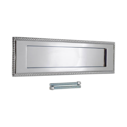 Georgian Letter Plate 250mm Polished Chrome