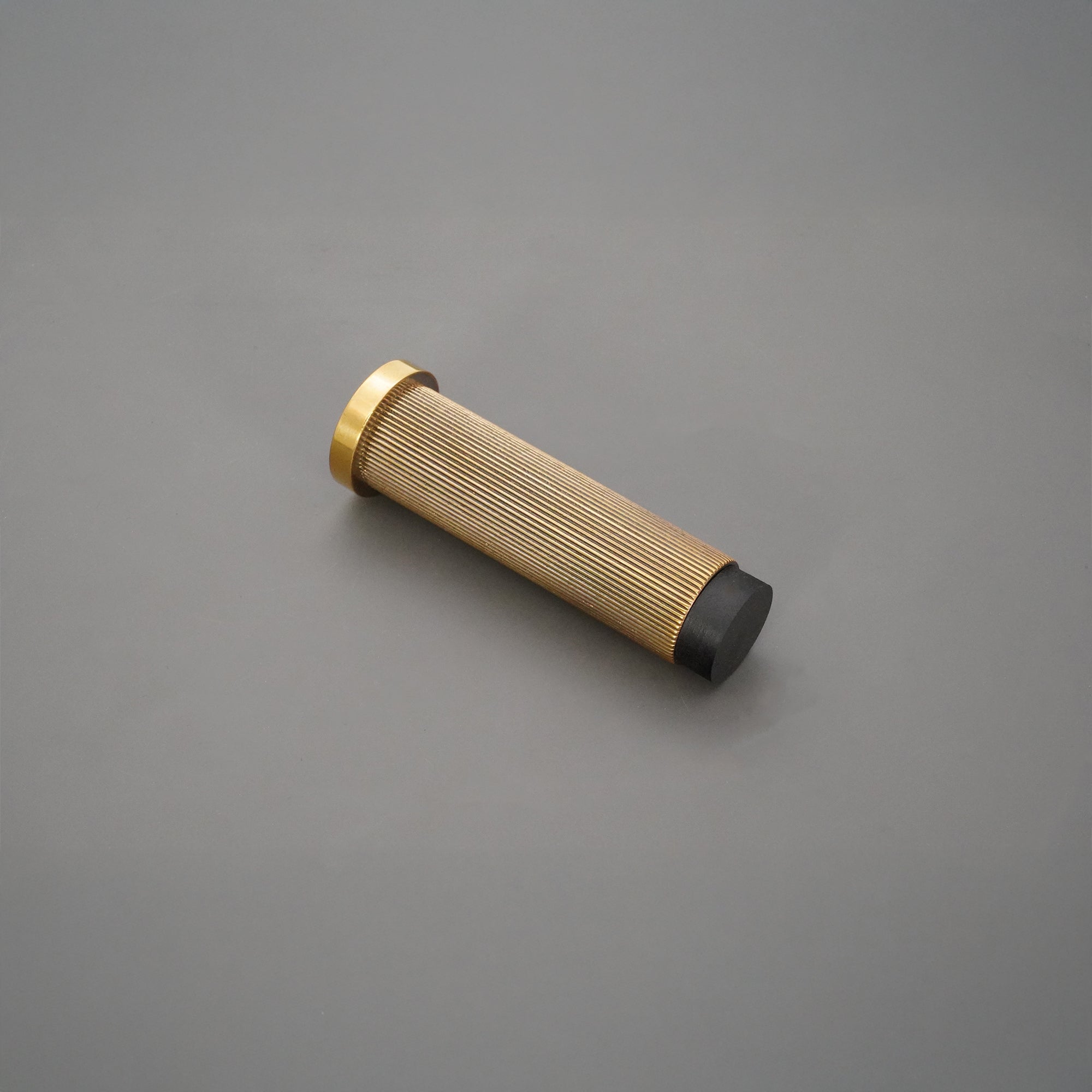 Connaught Linear Door Stopper Aged Brass