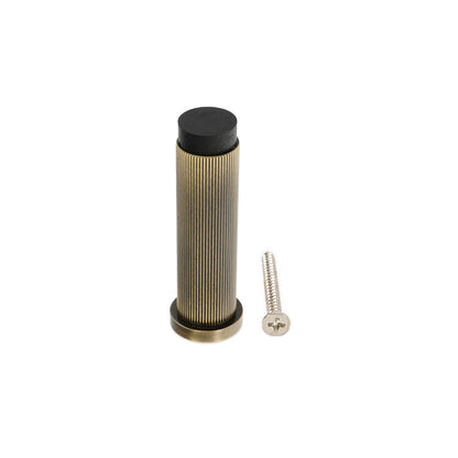 Connaught Linear Door Stopper Antique Brass