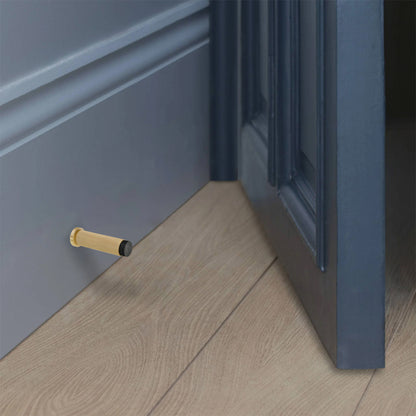 Connaught Linear Door Stopper Satin Brass