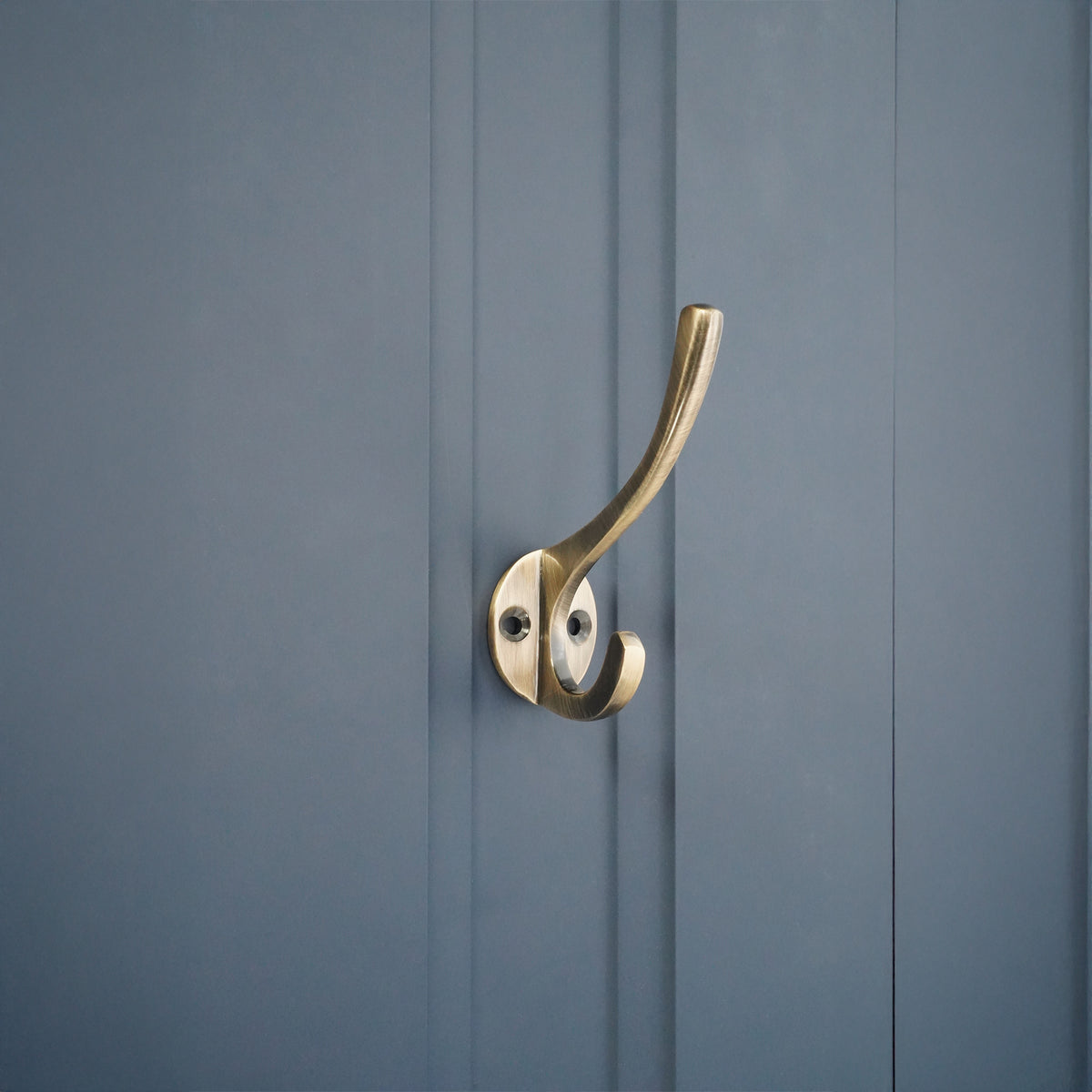 Victorian Coat Hook 87mm Antique Brass