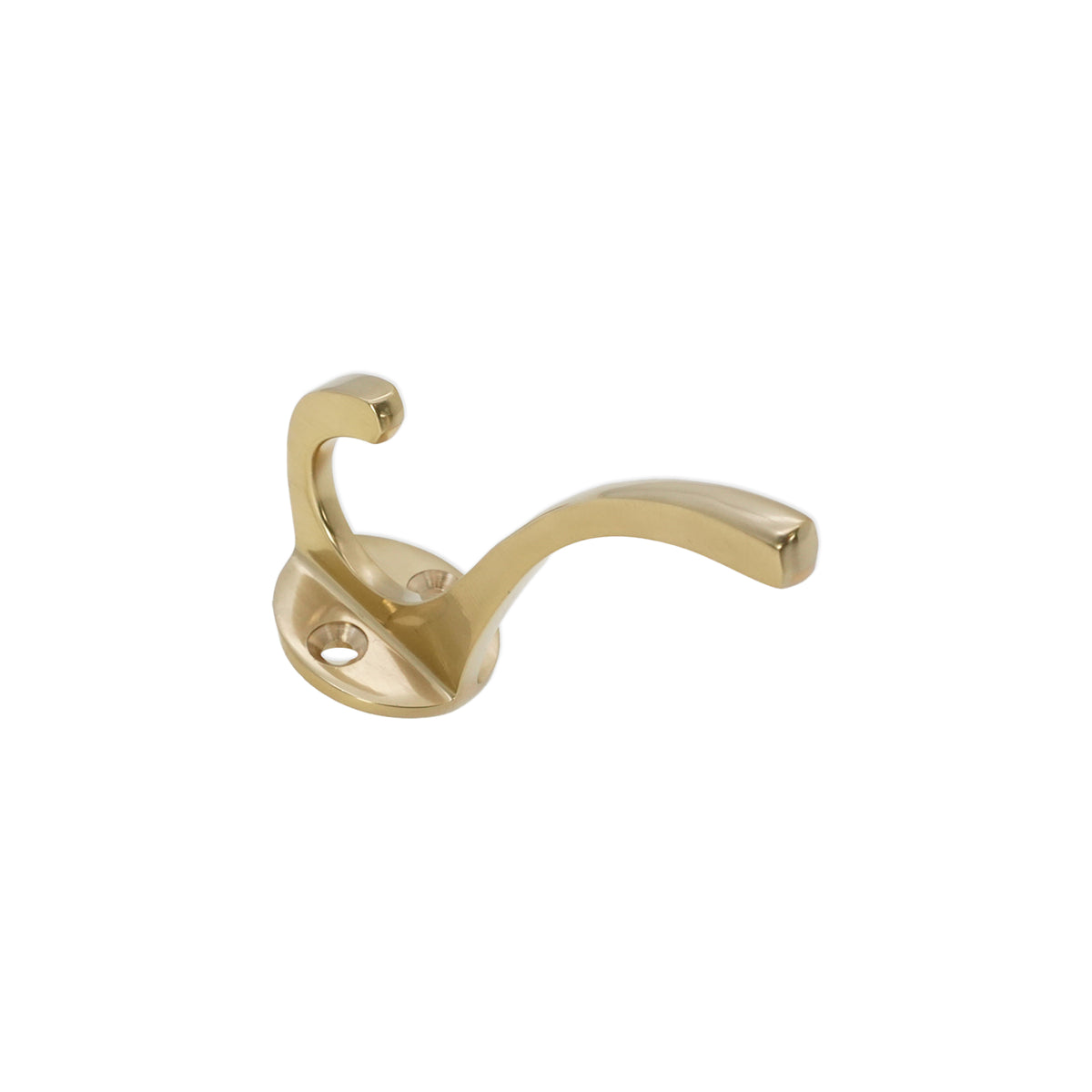 Victorian Coat Hook 87mm Polished Brass