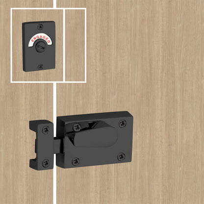 Indicator Bolt Latch Matt Black