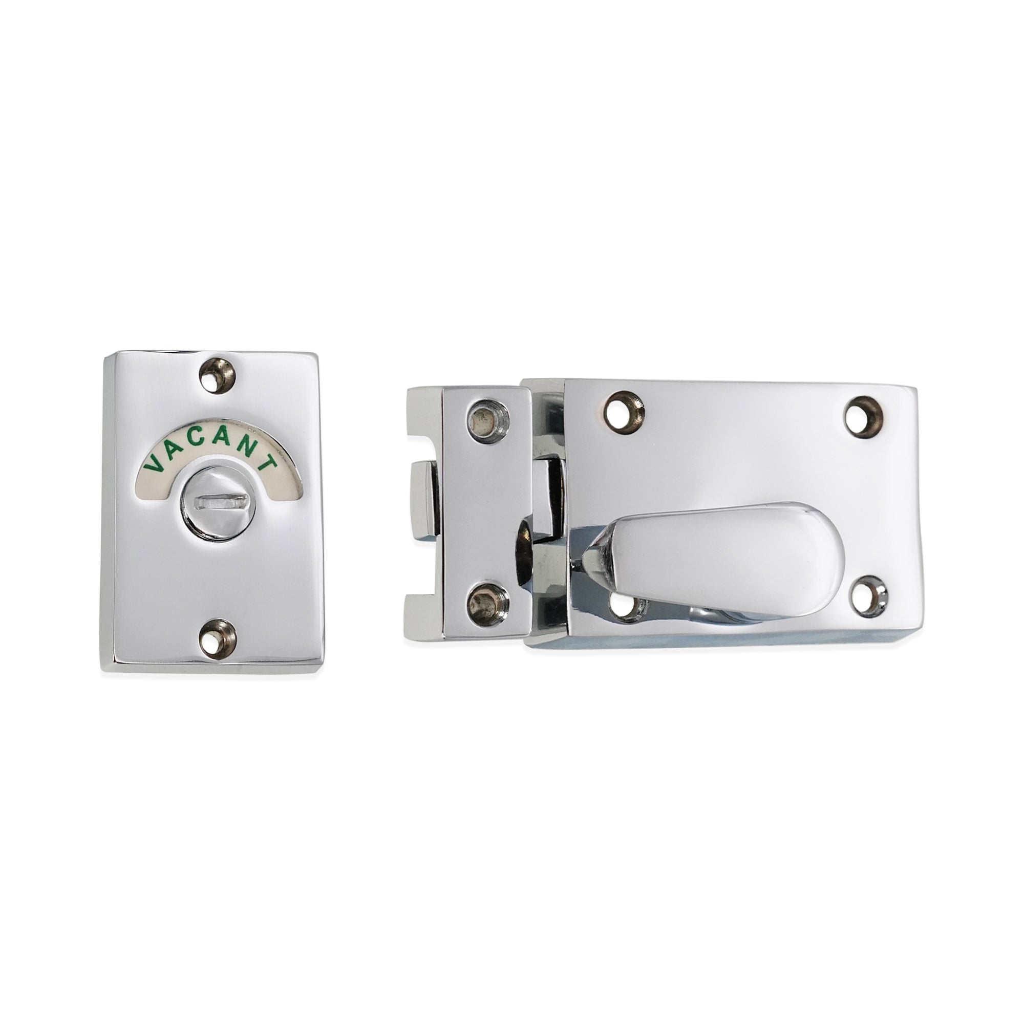 Indicator Bolt Latch Polished Chrome
